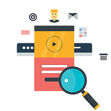 Broken connection lines between user avatars and conversion bars, showing data gaps and missing attribution in a performance marketing funnel.