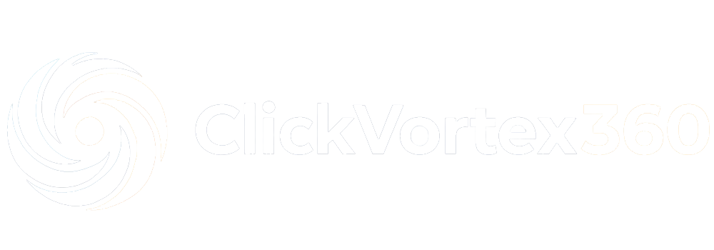 ClickVortex360 digital marketing agency logo – lead generation and performance marketing services